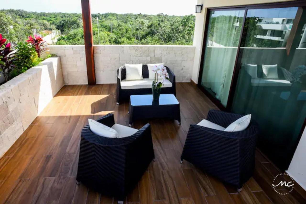 Apartament Penthouse Blue Luxury La Veleta Tulum Zewnętrze zdjęcie