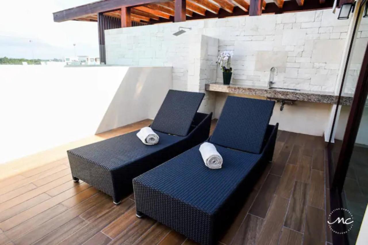 Apartament Penthouse Blue Luxury La Veleta Tulum Zewnętrze zdjęcie