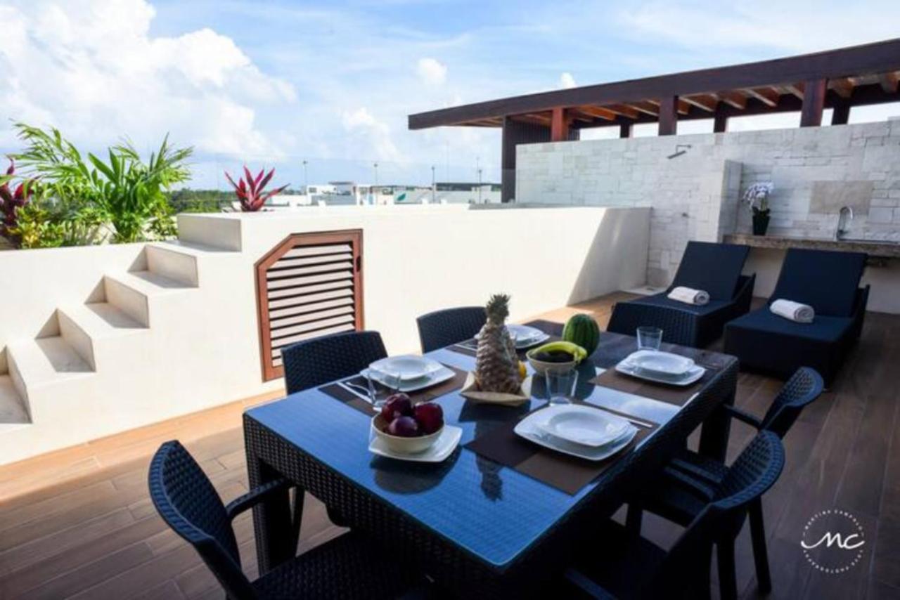 Apartament Penthouse Blue Luxury La Veleta Tulum Zewnętrze zdjęcie