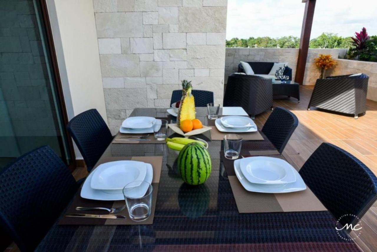 Apartament Penthouse Blue Luxury La Veleta Tulum Zewnętrze zdjęcie