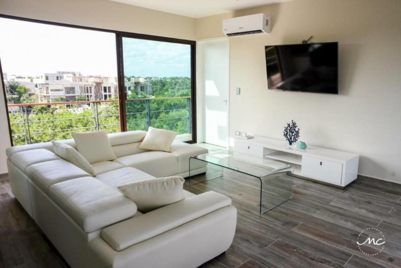 Apartament Penthouse Blue Luxury La Veleta Tulum Zewnętrze zdjęcie