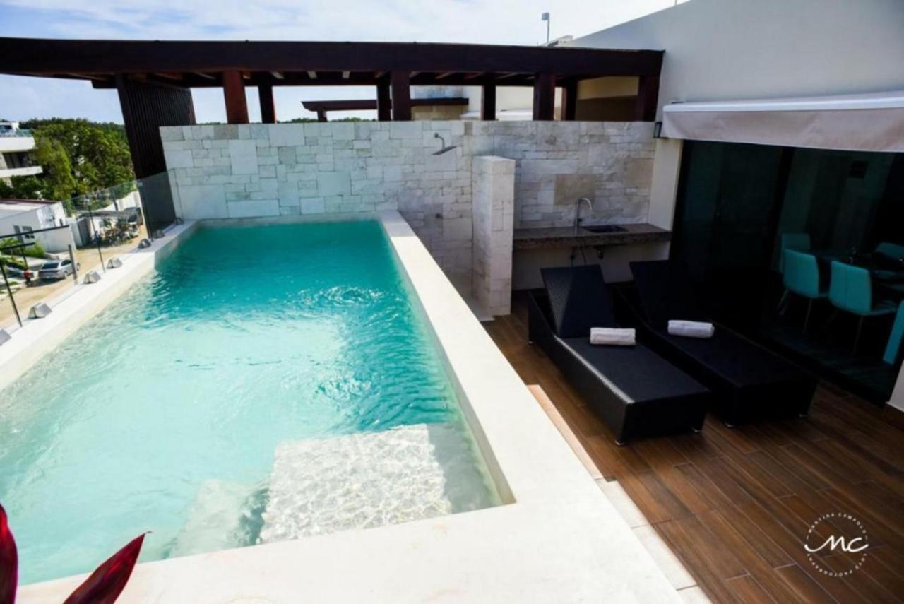 Apartament Penthouse Blue Luxury La Veleta Tulum Zewnętrze zdjęcie