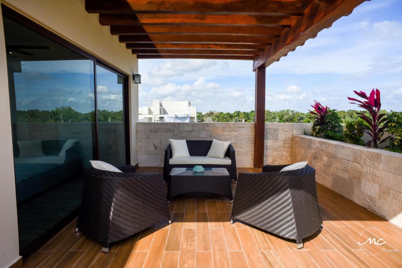 Apartament Penthouse Blue Luxury La Veleta Tulum Zewnętrze zdjęcie