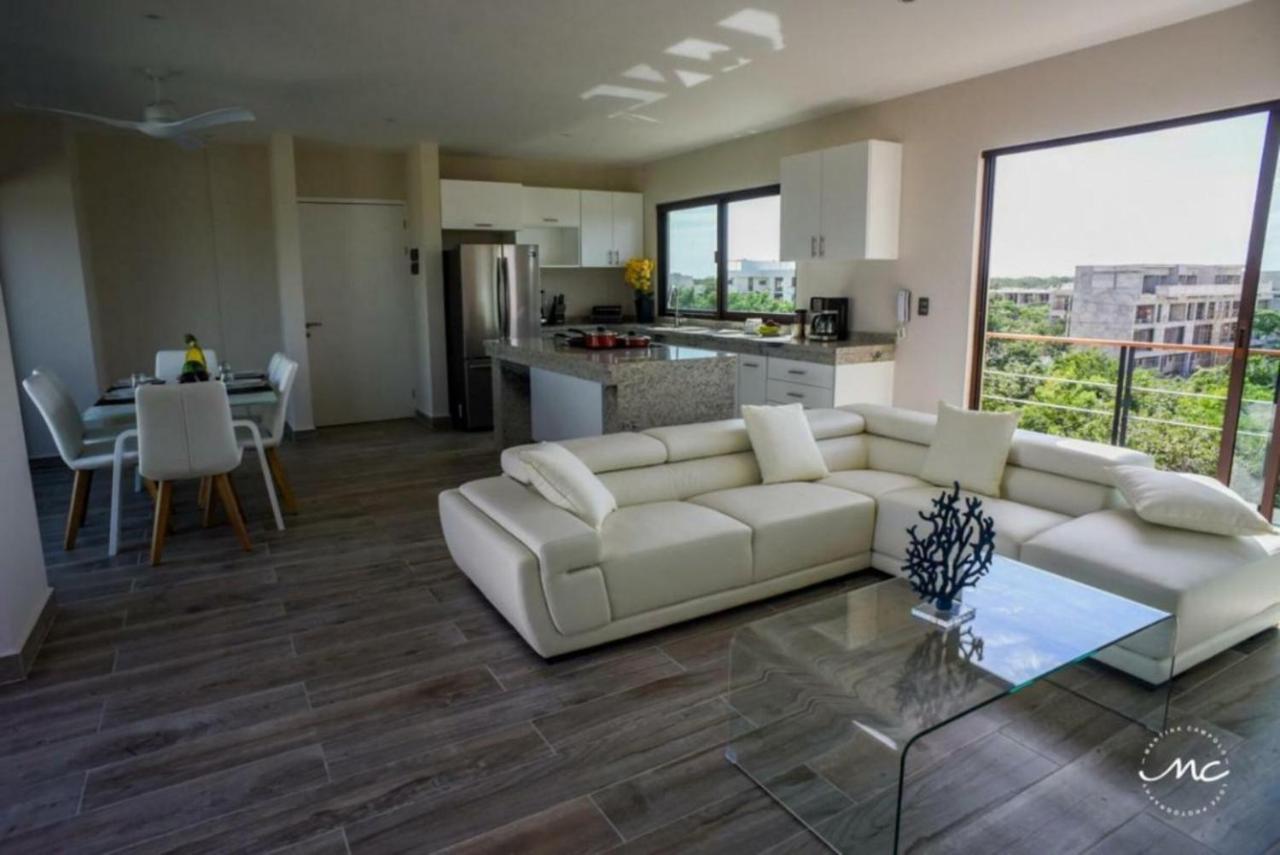 Apartament Penthouse Blue Luxury La Veleta Tulum Zewnętrze zdjęcie
