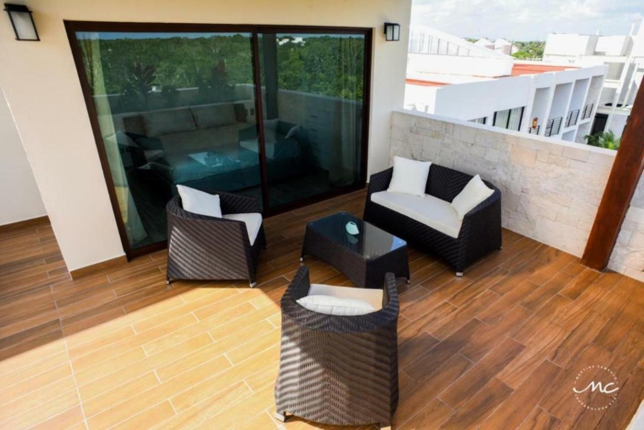 Apartament Penthouse Blue Luxury La Veleta Tulum Zewnętrze zdjęcie