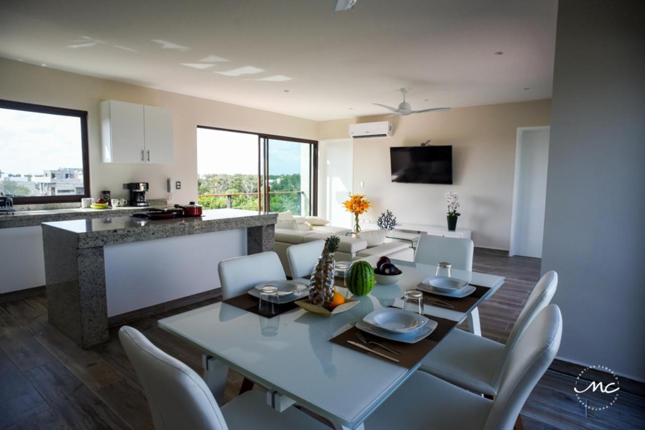 Apartament Penthouse Blue Luxury La Veleta Tulum Zewnętrze zdjęcie